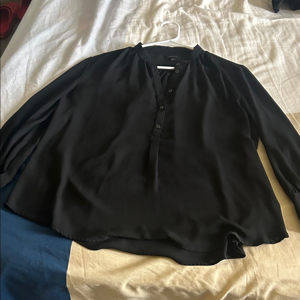 Ann Taylor Black Women's Blouse